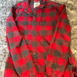 Men’s American Eagle Buffalo-Checked Flannel Shirt. Size M. Great condition!